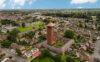 An aerial photo of a Bedworth landmark