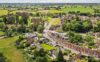 An aerial photo of a Kenilworth and Warwickshire landmark